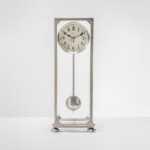Adolf Loos : Raro orologio a pendolo da pavimento.  - Asta Fine Design - Associazione Nazionale - Case d'Asta italiane