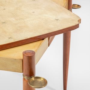 PAOLO BUFFA : Tavolo da gioco.  - Asta Fine Design - Associazione Nazionale - Case d'Asta italiane