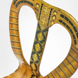 Piero Fornasetti : Sedia mod. Musicale  - Asta Fine Design - Associazione Nazionale - Case d'Asta italiane