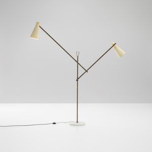 Franco Buzzi : Lampada da terra mod. 350.  - Asta Fine Design - Associazione Nazionale - Case d'Asta italiane