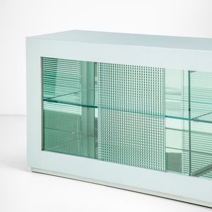 NANDA VIGO : Mobile luminoso mod. Cronotopo  - Asta Fine Design - Associazione Nazionale - Case d'Asta italiane