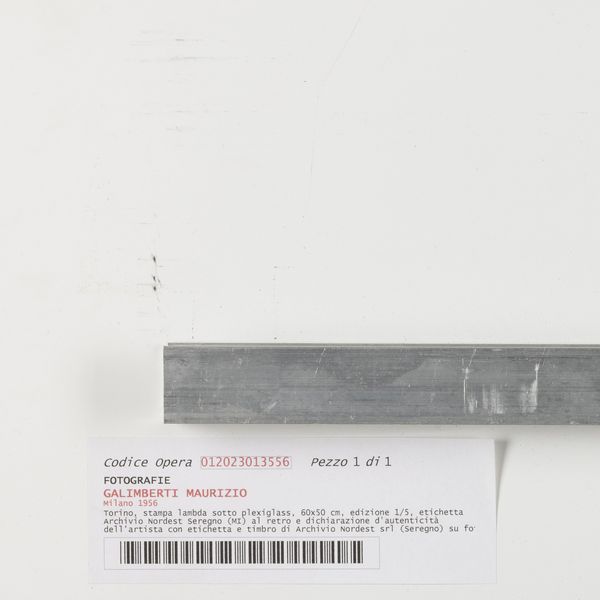 MAURIZIO GALIMBERTI : Senza titolo, Torino  - Asta Fotografia - Associazione Nazionale - Case d'Asta italiane