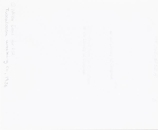 WALKER EVANS : Tuscaloosa Wrecking Co.  - Asta Fotografia - Associazione Nazionale - Case d'Asta italiane