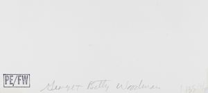 Francesca Woodman : Untitled, Rome  - Asta Fotografia - Associazione Nazionale - Case d'Asta italiane