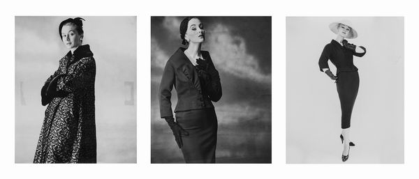 Thomas Kublin : Senza titolo (Abiti Tissus Abraham e Pierre Balmain)  - Asta Fotografia - Associazione Nazionale - Case d'Asta italiane