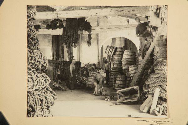 Bruno Miniati : Senza titolo (Porto di Livorno)  - Asta Fotografia - Associazione Nazionale - Case d'Asta italiane