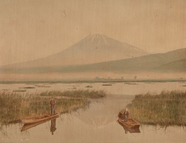 Scuola di Yokoama : Senza titolo (Monte Fuji visto da Kashiwabara)  - Asta Fotografia - Associazione Nazionale - Case d'Asta italiane