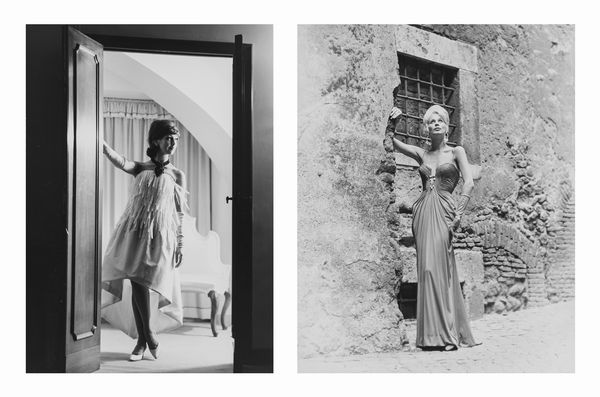 M. (Marzoni) Federico : Senza titolo (Abiti Fernanda Gattinoni)  - Asta Fotografia - Associazione Nazionale - Case d'Asta italiane