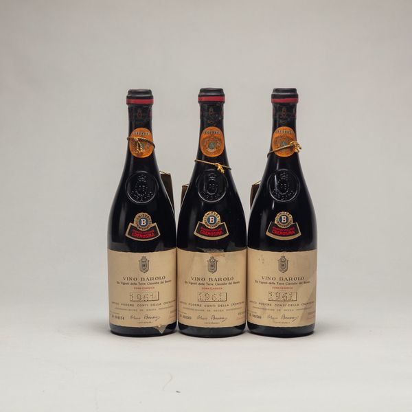 Italia : Bersano, Barolo Riserva Speciale Cremosina (3 BT)  - Asta Vini / Old But Gold - Associazione Nazionale - Case d'Asta italiane