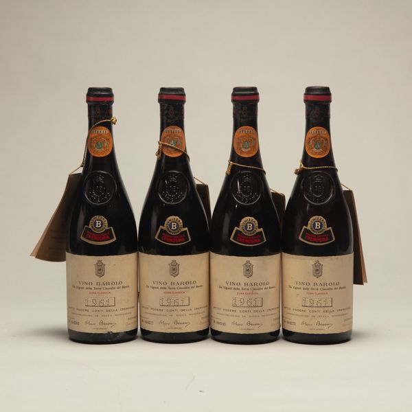 Italia : Bersano, Barolo Riserva Speciale Cremosina (4 BT)  - Asta Vini / Old But Gold - Associazione Nazionale - Case d'Asta italiane