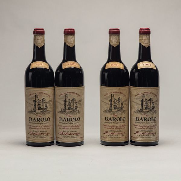 Italia : AZ.AGR. SCHIAVENZA, Barolo (4 BT)  - Asta Vini / Old But Gold - Associazione Nazionale - Case d'Asta italiane