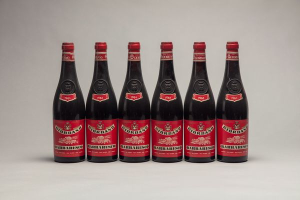 Italia : Giordano, Barbaresco (6 BT)  - Asta Vini / Old But Gold - Associazione Nazionale - Case d'Asta italiane