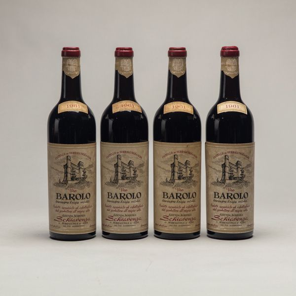Italia : AZ.AGR. SCHIAVENZA, Barolo (4 BT)  - Asta Vini / Old But Gold - Associazione Nazionale - Case d'Asta italiane