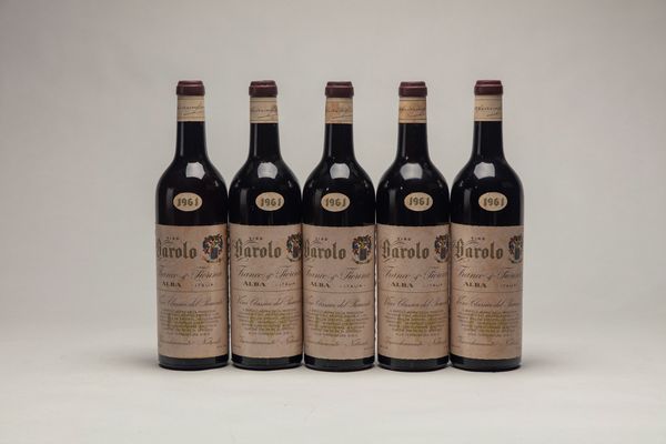 Italia : Franco & Fiorina, Barolo (5 BT)  - Asta Vini / Old But Gold - Associazione Nazionale - Case d'Asta italiane