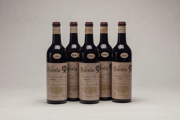 Italia : Franco & Fiorina, Barolo (5 BT)  - Asta Vini / Old But Gold - Associazione Nazionale - Case d'Asta italiane