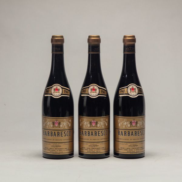 Italia : Villadoria, Barbaresco (3 bt)  - Asta Vini / Old But Gold - Associazione Nazionale - Case d'Asta italiane