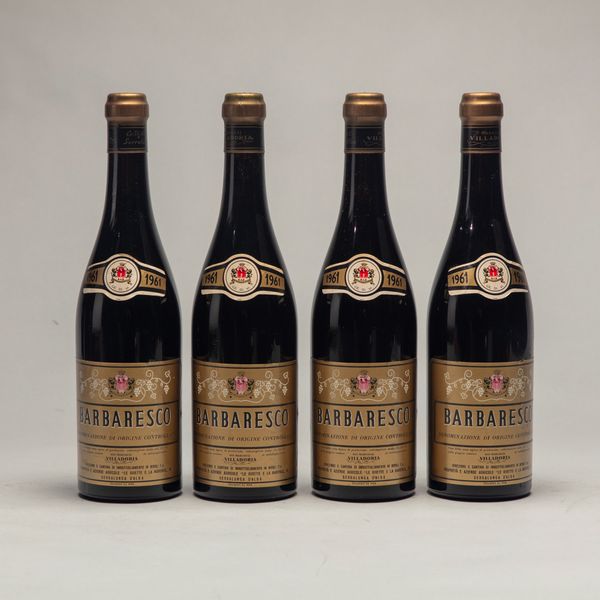 Italia : Villadoria, Barbaresco (4 bt)  - Asta Vini / Old But Gold - Associazione Nazionale - Case d'Asta italiane