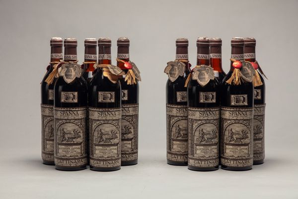 Italia : Vallana gattinara riserva Spanna (10 bt)  - Asta Vini / Old But Gold - Associazione Nazionale - Case d'Asta italiane