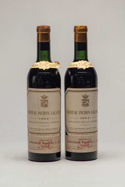 FRANCIA : Chateau Pichon Longueville Comtesse de Laland (2 BT)  - Asta Vini / Old But Gold - Associazione Nazionale - Case d'Asta italiane