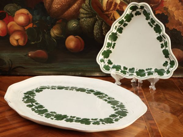 Due vassoi in porcellana, Meissen  - Asta Dballage. Occasioni in asta - Associazione Nazionale - Case d'Asta italiane