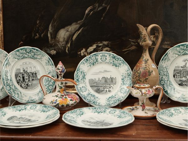 Accessori in ceramica di Gubbio e terraglia  - Asta Dballage. Occasioni in asta - Associazione Nazionale - Case d'Asta italiane