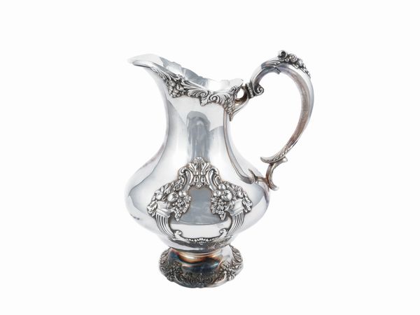 Grande brocca in metallo argentato, Reed & Barton  - Asta Dballage. Occasioni in asta - Associazione Nazionale - Case d'Asta italiane