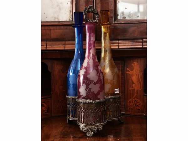 Tantalus in metallo argentato  - Asta Dballage. Occasioni in asta - Associazione Nazionale - Case d'Asta italiane