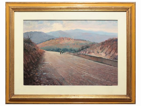 Claudio Pellissier : Paesaggio  - Asta Dballage. Occasioni in asta - Associazione Nazionale - Case d'Asta italiane