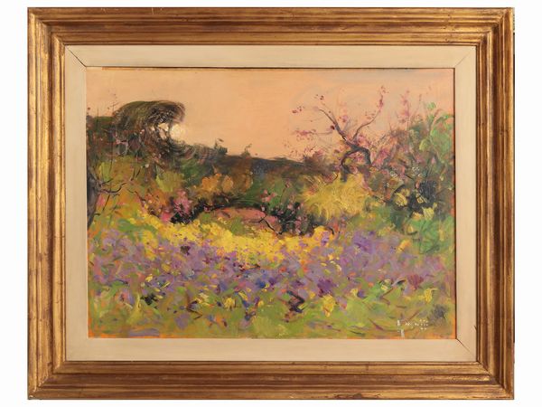 Aldo Mazzi : Paesaggio  - Asta Dballage. Occasioni in asta - Associazione Nazionale - Case d'Asta italiane