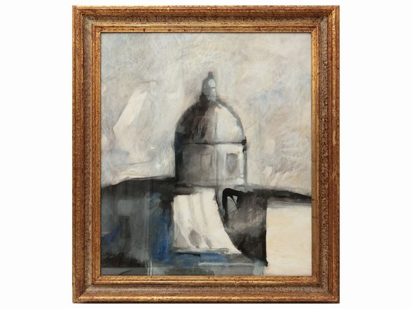 Giorgio Sansoni : Studio per cupola 1975  - Asta Dballage. Occasioni in asta - Associazione Nazionale - Case d'Asta italiane