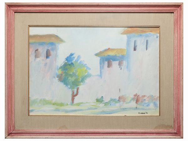 Roberto Ciabani : Paesaggio 1964  - Asta Dballage. Occasioni in asta - Associazione Nazionale - Case d'Asta italiane