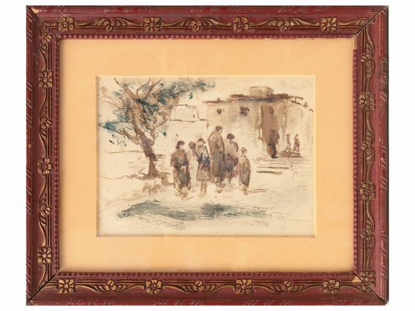 Fortunato Giulio Faini : Perifieria Fiorentina  - Asta Dballage. Occasioni in asta - Associazione Nazionale - Case d'Asta italiane