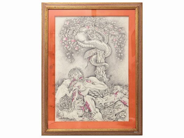 Personaggi e serpenti  - Asta Dballage. Occasioni in asta - Associazione Nazionale - Case d'Asta italiane