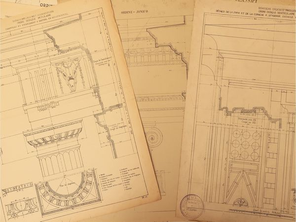 Lotto di disegni  - Asta Dballage. Occasioni in asta - Associazione Nazionale - Case d'Asta italiane