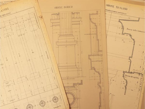 Lotto di disegni  - Asta Dballage. Occasioni in asta - Associazione Nazionale - Case d'Asta italiane