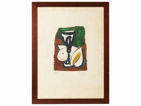 Primo Conti : Natura morta 1979  - Asta Dballage. Occasioni in asta - Associazione Nazionale - Case d'Asta italiane