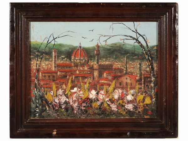 Veduta di Firenze 1989  - Asta Dballage. Occasioni in asta - Associazione Nazionale - Case d'Asta italiane