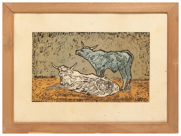 Giovanni March : Buoi  - Asta Dballage. Occasioni in asta - Associazione Nazionale - Case d'Asta italiane