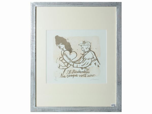 MINO MACCARI : Lotto di grafica  - Asta Dballage. Occasioni in asta - Associazione Nazionale - Case d'Asta italiane