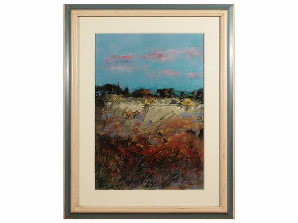 Sergio Scatizzi : Paesaggio  - Asta Dballage. Occasioni in asta - Associazione Nazionale - Case d'Asta italiane