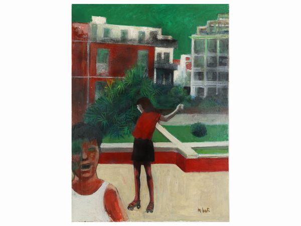 Mario Nuti : Personaggi Anni Settanta  - Asta Dballage. Occasioni in asta - Associazione Nazionale - Case d'Asta italiane