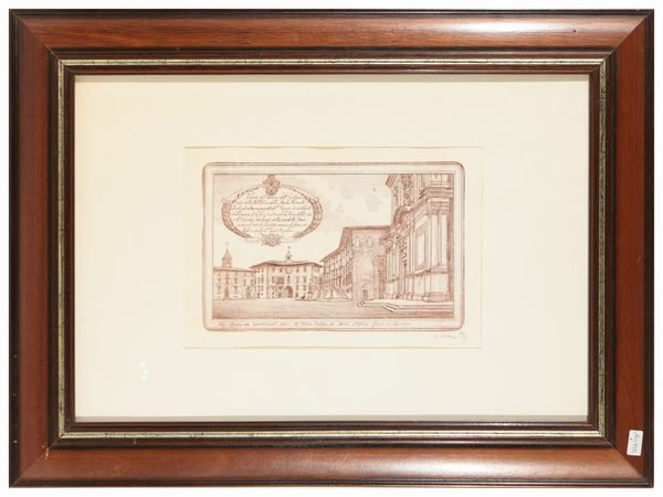 Pisa, Piazza dei Cavalieri del Sacro Militare Ordine di Santo Stefano  - Asta Dballage. Occasioni in asta - Associazione Nazionale - Case d'Asta italiane