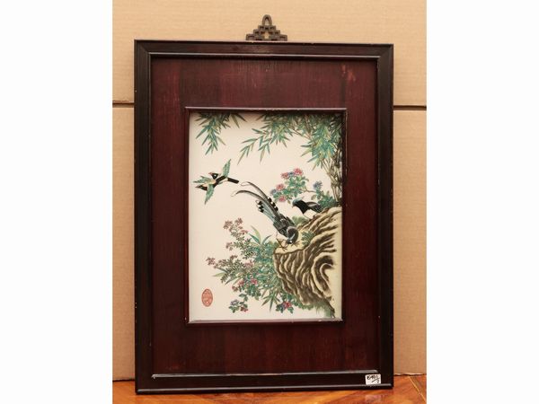 Coppia di placche in porcellana  - Asta Dballage. Occasioni in asta - Associazione Nazionale - Case d'Asta italiane