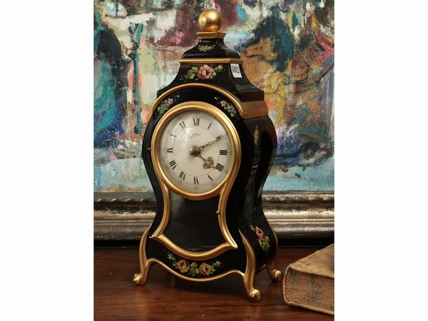 Orologio da mensola in legno ebanizzato, Schmid  - Asta Dballage. Occasioni in asta - Associazione Nazionale - Case d'Asta italiane