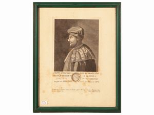 Francesco Allegrini : Ritratti di personaggi illustri  - Asta Dballage. Occasioni in asta - Associazione Nazionale - Case d'Asta italiane