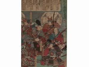 Due xilografie policrome  - Asta Dballage. Occasioni in asta - Associazione Nazionale - Case d'Asta italiane