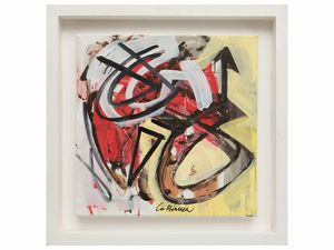 Dino La Bianca - Composizione rossa e bianca