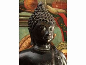 Buddha in bronzo  - Asta Dballage. Occasioni in asta - Associazione Nazionale - Case d'Asta italiane
