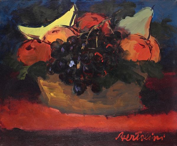 Giuseppe Bertolini : Natura Morta con frutta  - Asta Arte Moderna e Contemporanea - Associazione Nazionale - Case d'Asta italiane