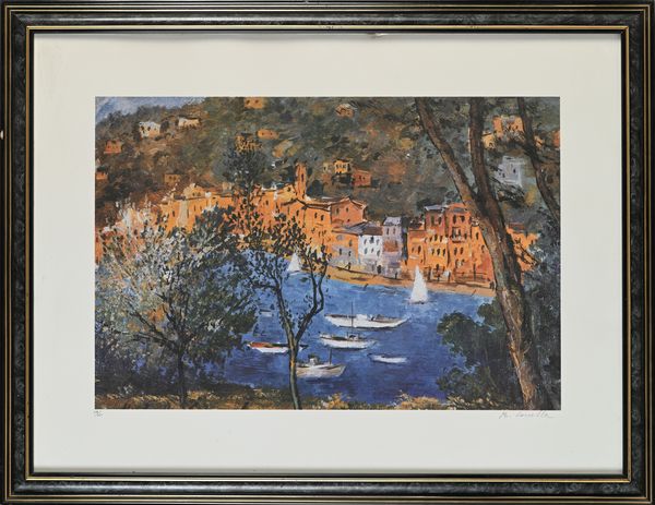 MICHELE CASCELLA : Portofino  - Asta Arte Moderna e Contemporanea - Associazione Nazionale - Case d'Asta italiane